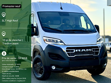 2025 RAM ProMaster 3500
